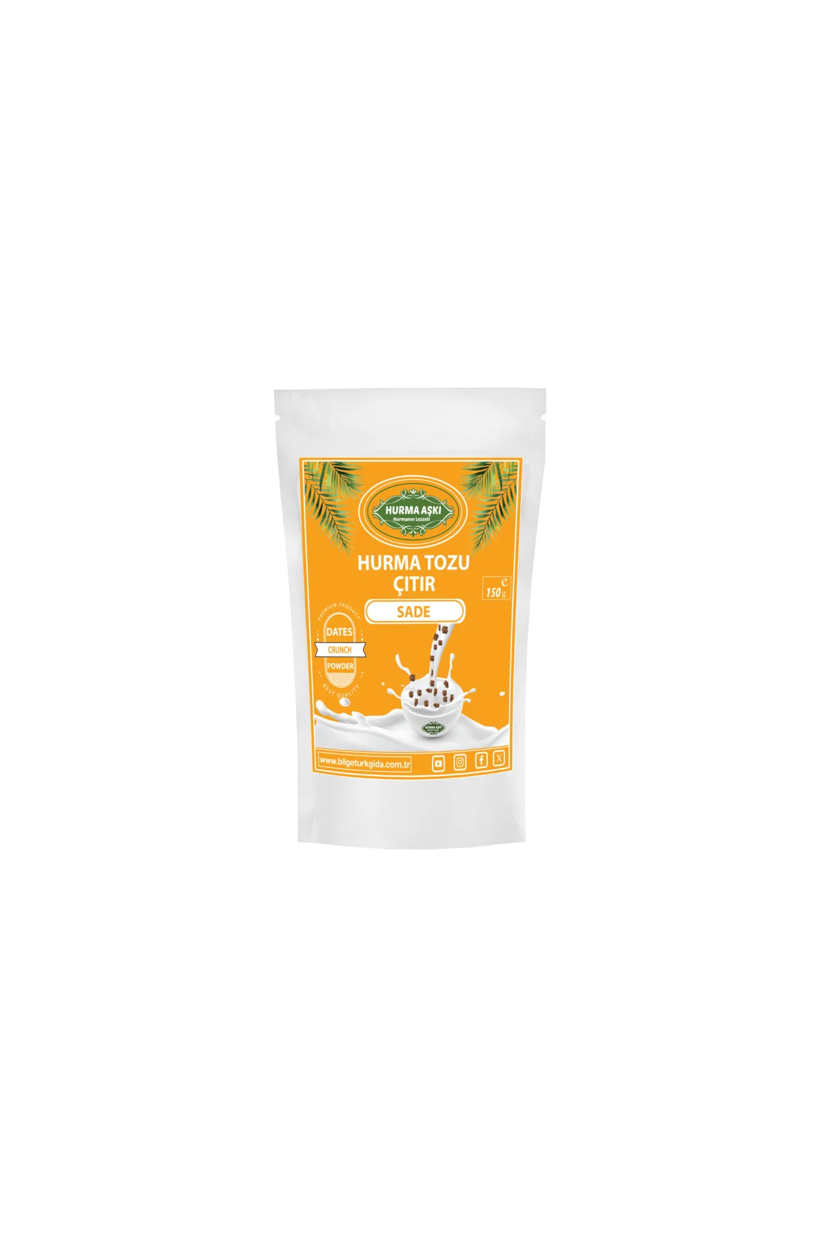 Hurma Tozu Çıtır Sade 150 Gr Hurma Tozu Çıtır Sade 150 Gr - Görsel 2