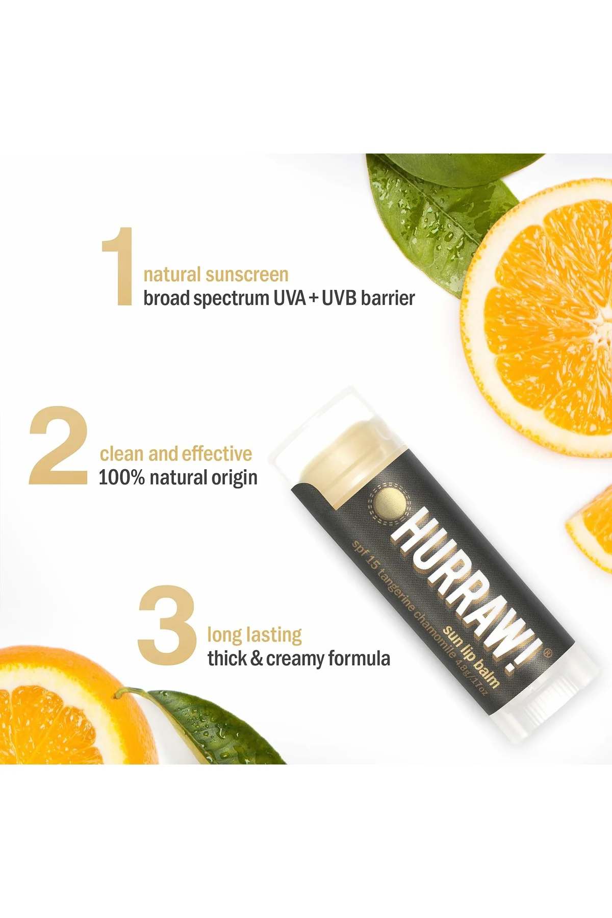 Hurraw Sun Protection SPF-15 / Güneş Koruyucu Balm 4.8gr