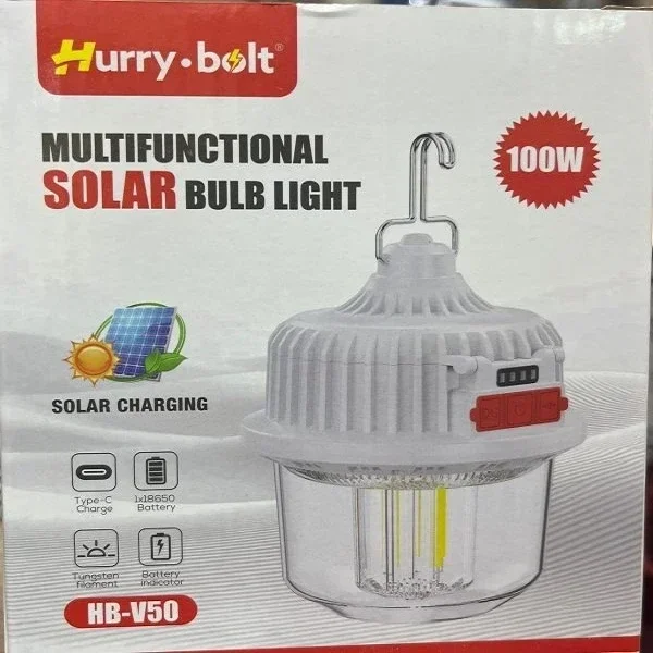 Hurry Bolt Hb-v50 100w Güneş Şarjlı Solar Lamba Kamp Bx40 Fiyatı, Yorumları ve Özellikleri