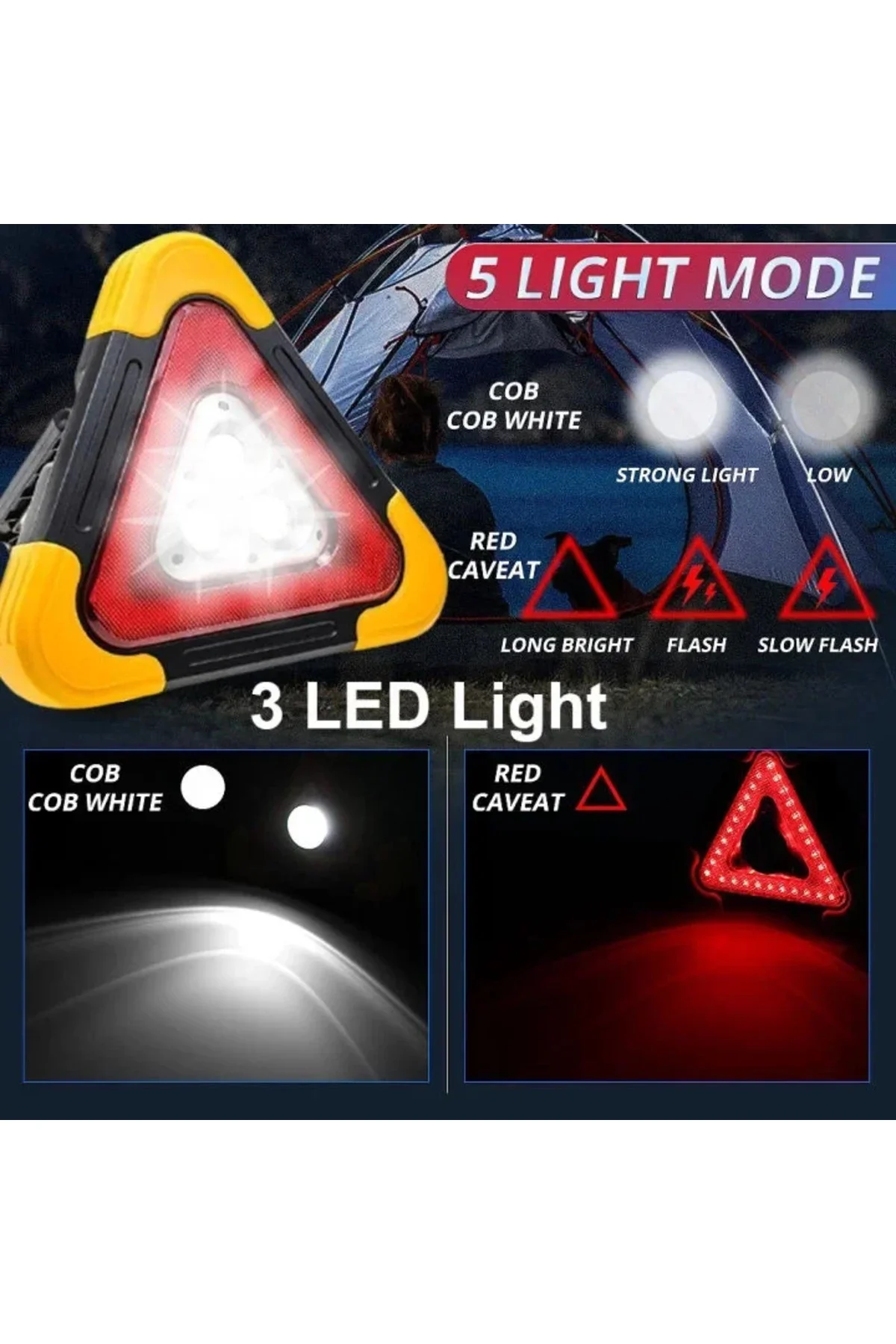 Hurry Bolt Şarjlı Cob Led Reflektör Hurry Bolt Şarjlı Cob Led Reflektör