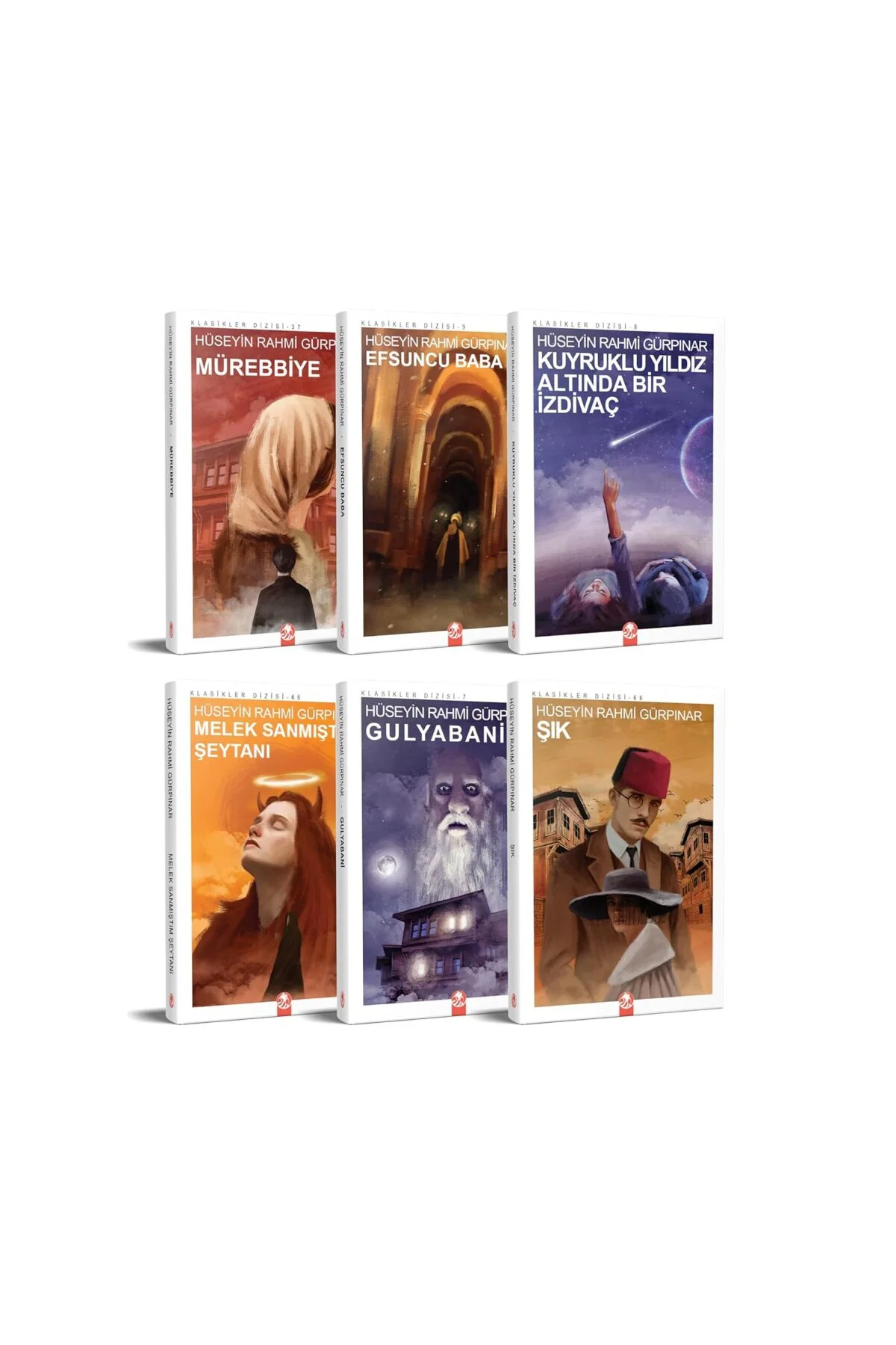 Hüseyin Rahmi Gürpınar Klasik Roman Seti, 6 Kitap: Mürebbiye, Efs