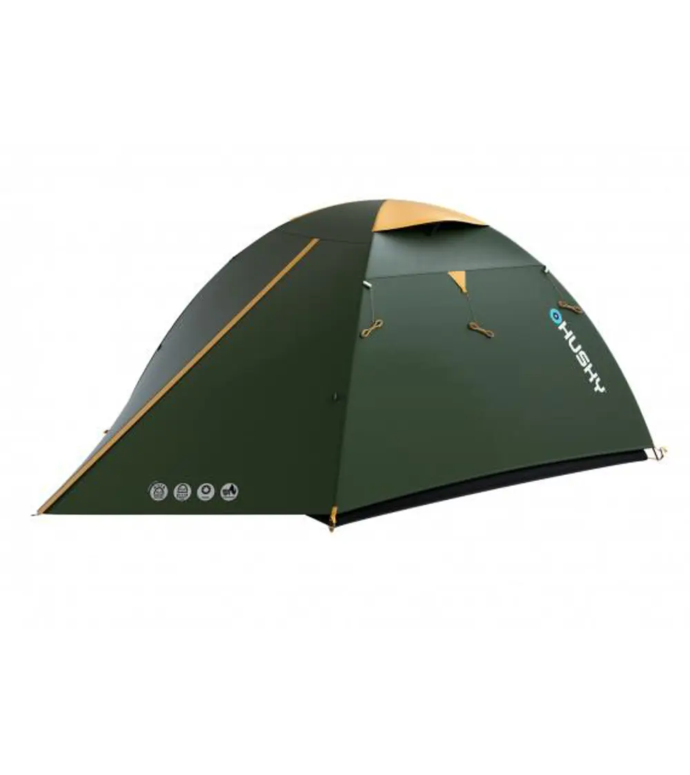 HUSKY Bird Classic 3 Kişilik 3 Mevsim Kamp Çadırı Yeşil