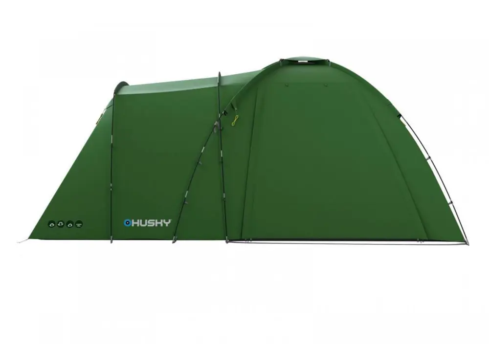 HUSKY Boston Dural 5 Kişilik 3 Mevsim Kamp Çadırı Yeşil