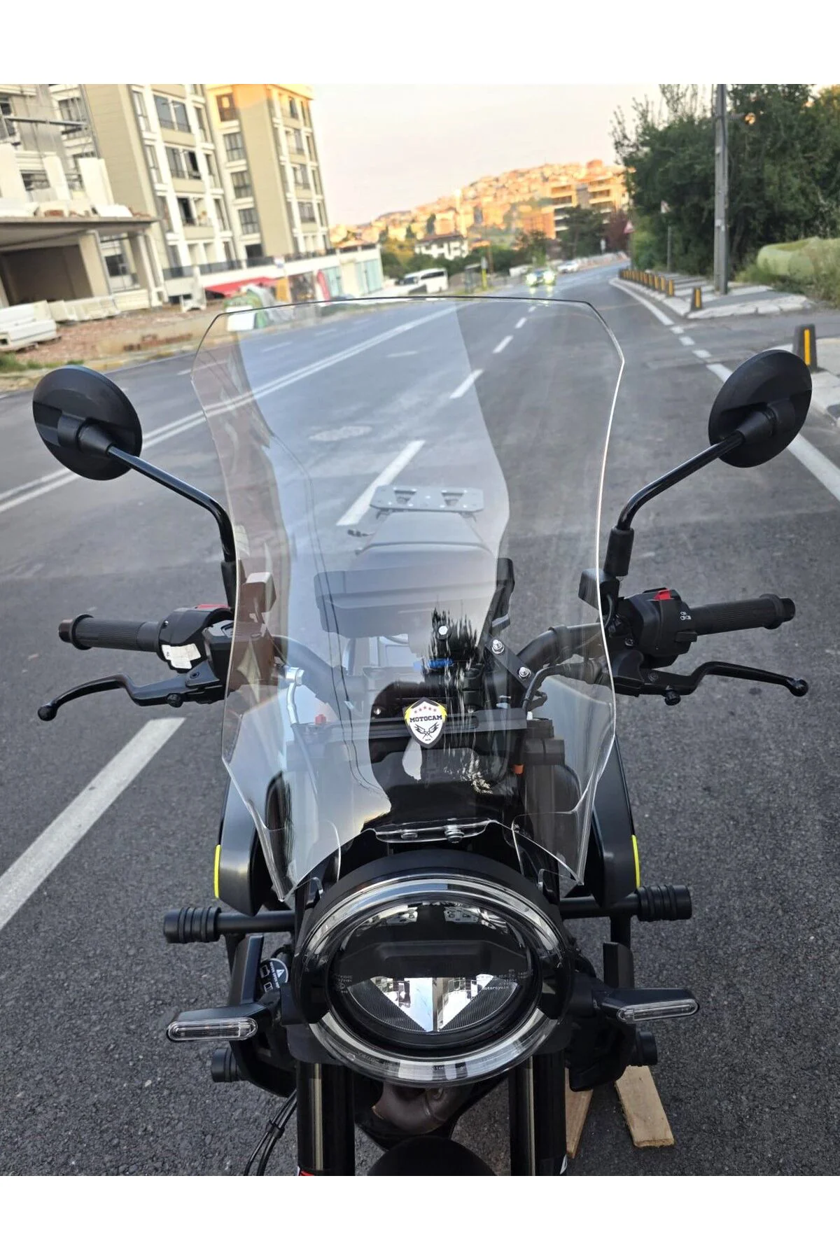 Husqvarna Svartpilen 250 Ön Cam 2024-2026 Model 47cm Şeffaf Renkl