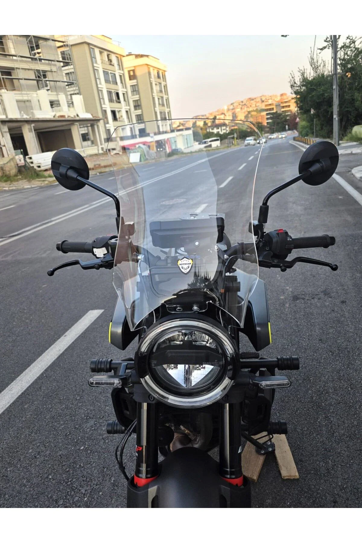Husqvarna Svartpilen 250 Ön Cam 2024-2026 Model 47cm Şeffaf Renkl