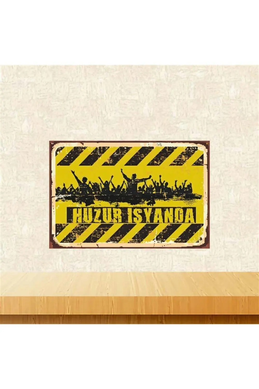Huzur Isyanda 20-30 Cm Retro Ahşap Poster Huzur Isyanda 20-30 Cm Retro Ahşap Poster