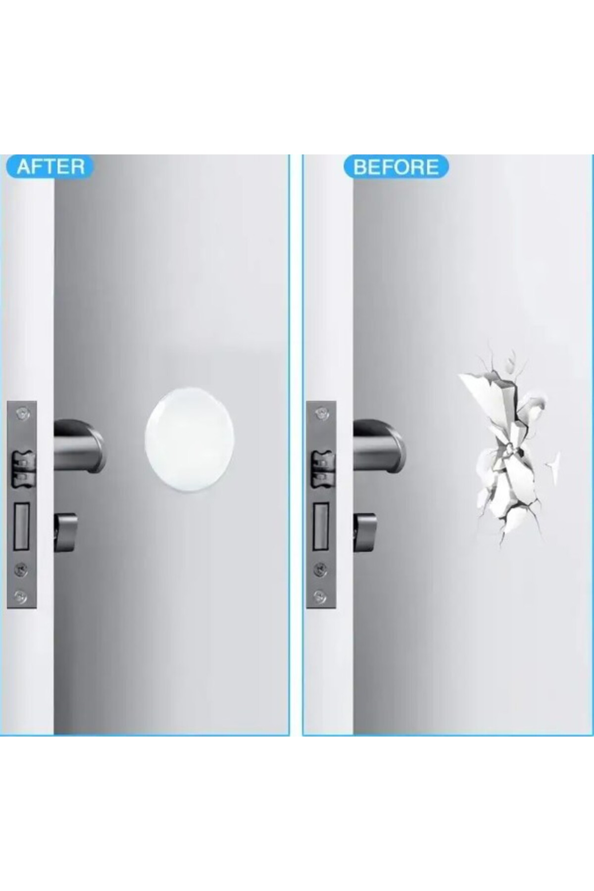 HVT Şeffaf Silikon Mobilya ve Kapı Durdurucu Darbe Pedi 6 lı