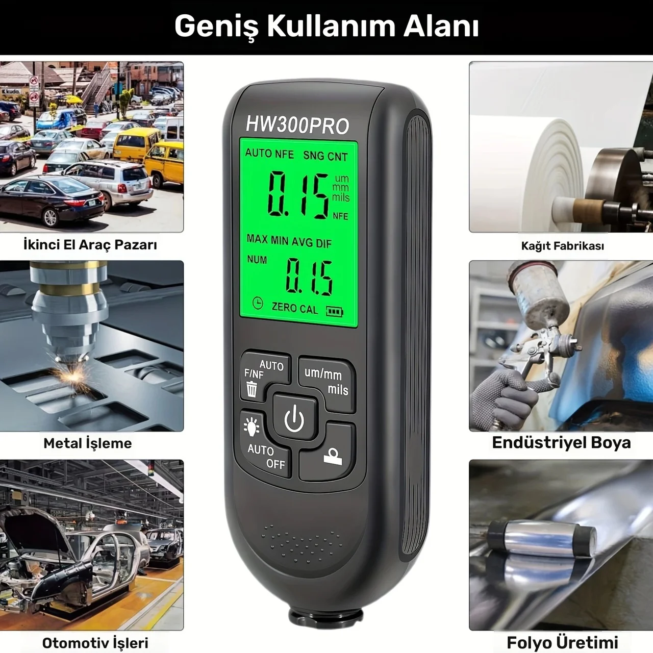Hw-300pro Oto Boya Kalınlık Ölçer Fe Nfe 2000µm + 2 Fonksiyonlu Bardak Tutucu Hediyeli Lisinya Hw-300pro Oto Boya Kalınlık Ölçer Fe Nfe 2000µm + 2 Fonksiyonlu Bardak Tutucu Hediyeli Lisinya