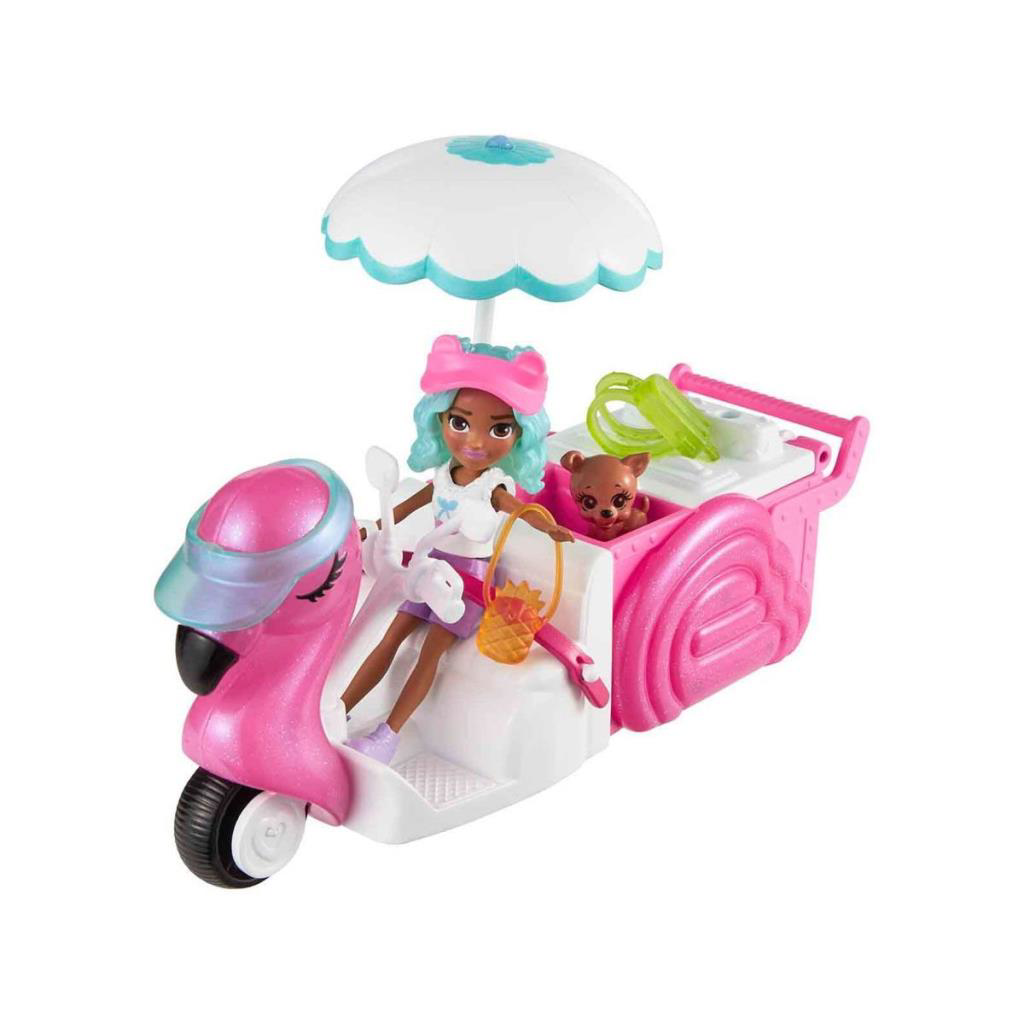 HWP24 Polly Pocket Filamingo Motosiklet ve Tropik Aksesuarlar HWP24 Polly Pocket Filamingo Motosiklet ve Tropik Aksesuarlar