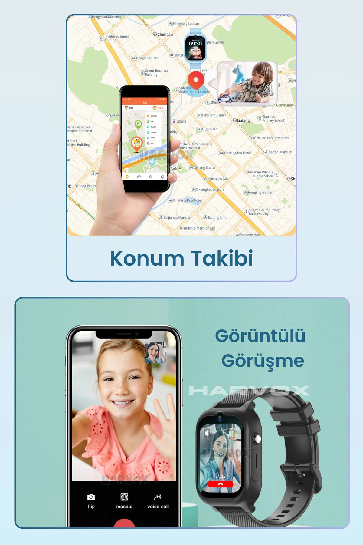 HX Kids 4G Max Akıllı Çocuk Saati – GPS Takip & Konum İzleme