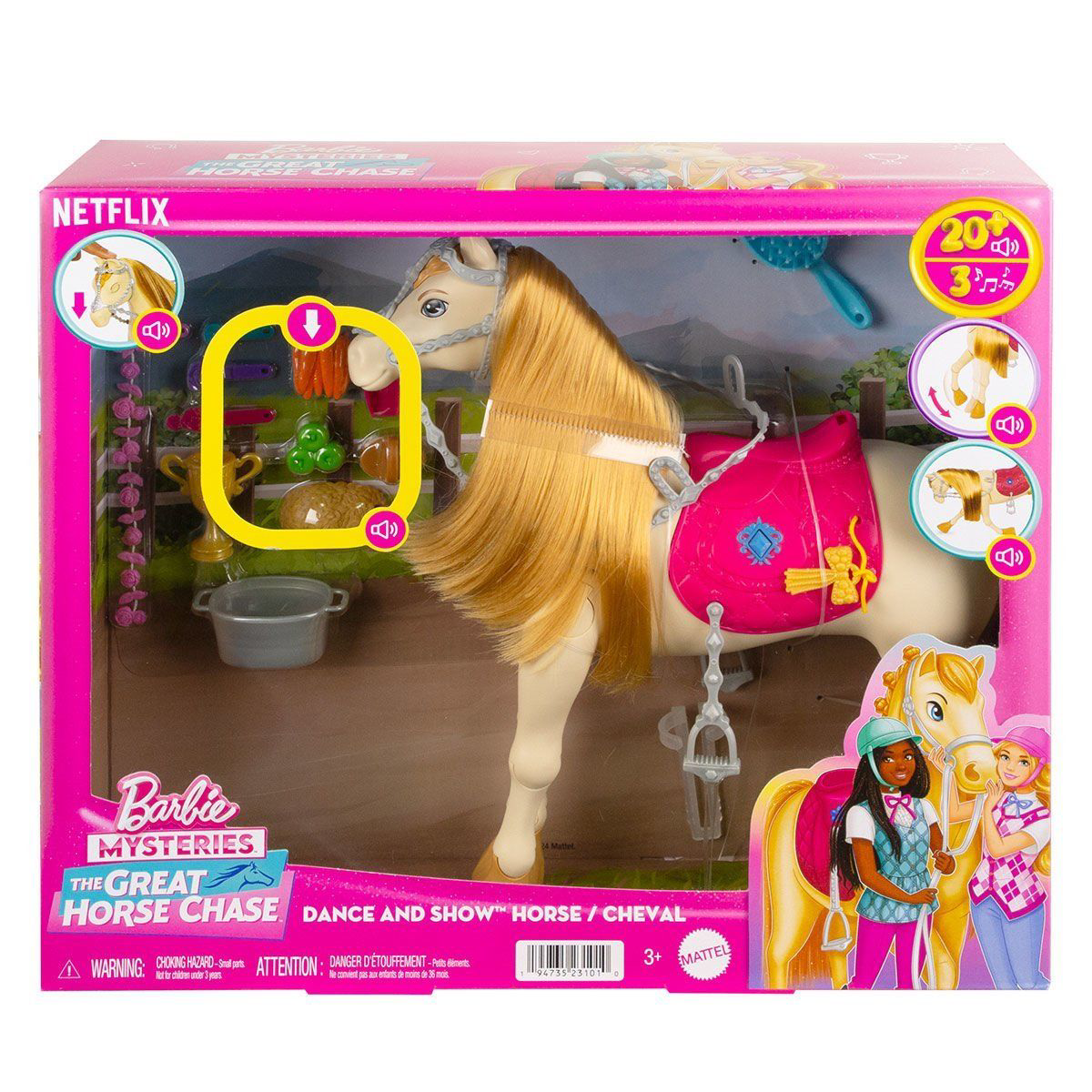 HXJ42 Barbie ve Dansçı Atı - Barbie Mysteries: The Great Horse Ch