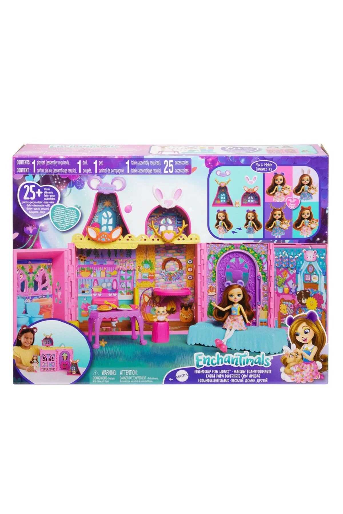 HXL53 Ana Karakter Bebekler Evi