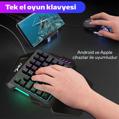 Hxsj V100+ A869 Gaming 7200 Dpı 7 Rgb Işıklı Oyuncu Klavye+Oyuncu Hxsj V100+ A869 Gaming 7200 Dpı 7 Rgb Işıklı Oyuncu Klavye+Oyuncu