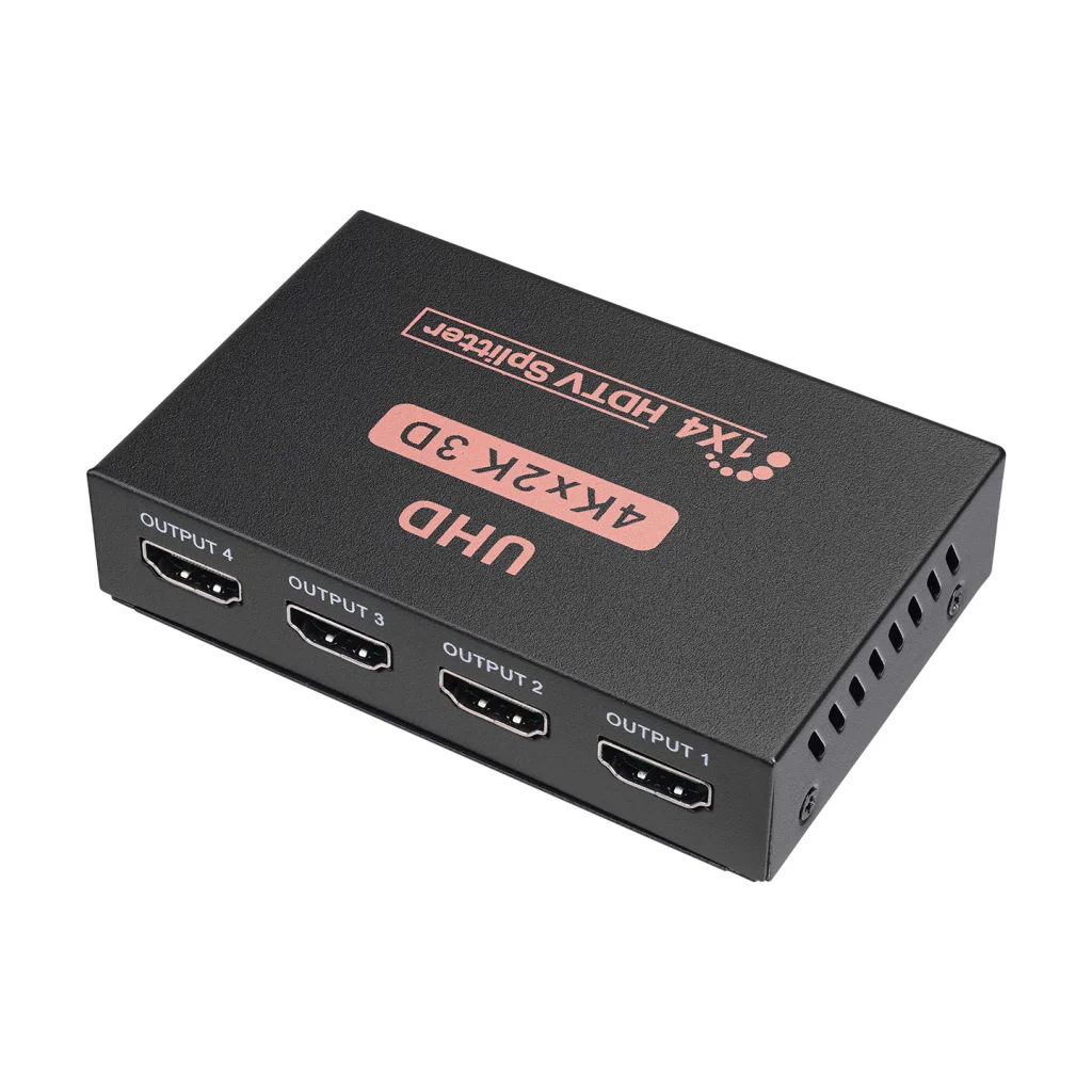 HY-LU4 4xHDMI 2K-4K Monitör Çoklayıcı - Tek Girişten Dört Çıkış