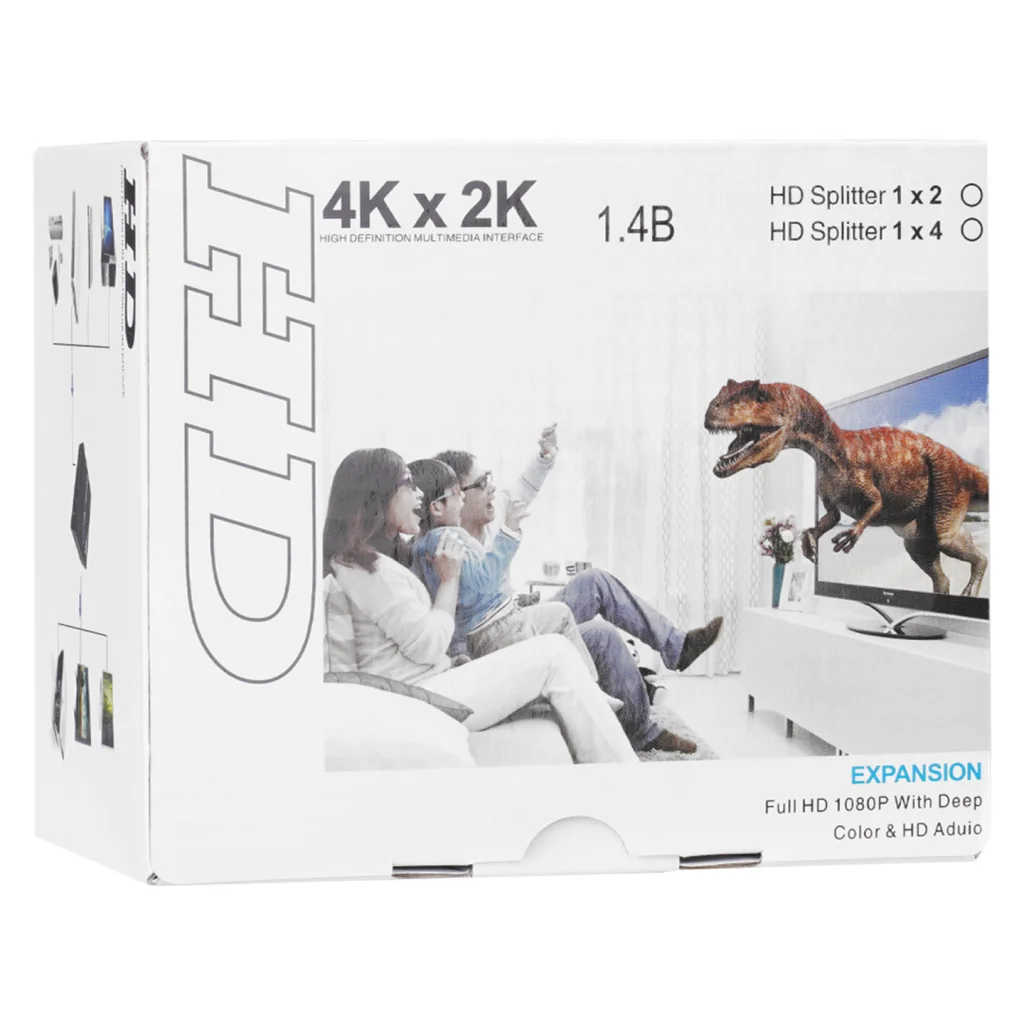 HY-LU4 4xHDMI 2K-4K Monitör Çoklayıcı - Tek Girişten Dört Çıkış