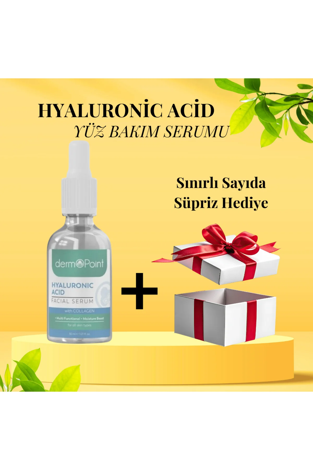 HYALURONİC ACİD YÜZ BAKIM SERUMU+SÜPRİZ HEDİYE KUTU Fiyatı, Yorumları ve Özellikleri