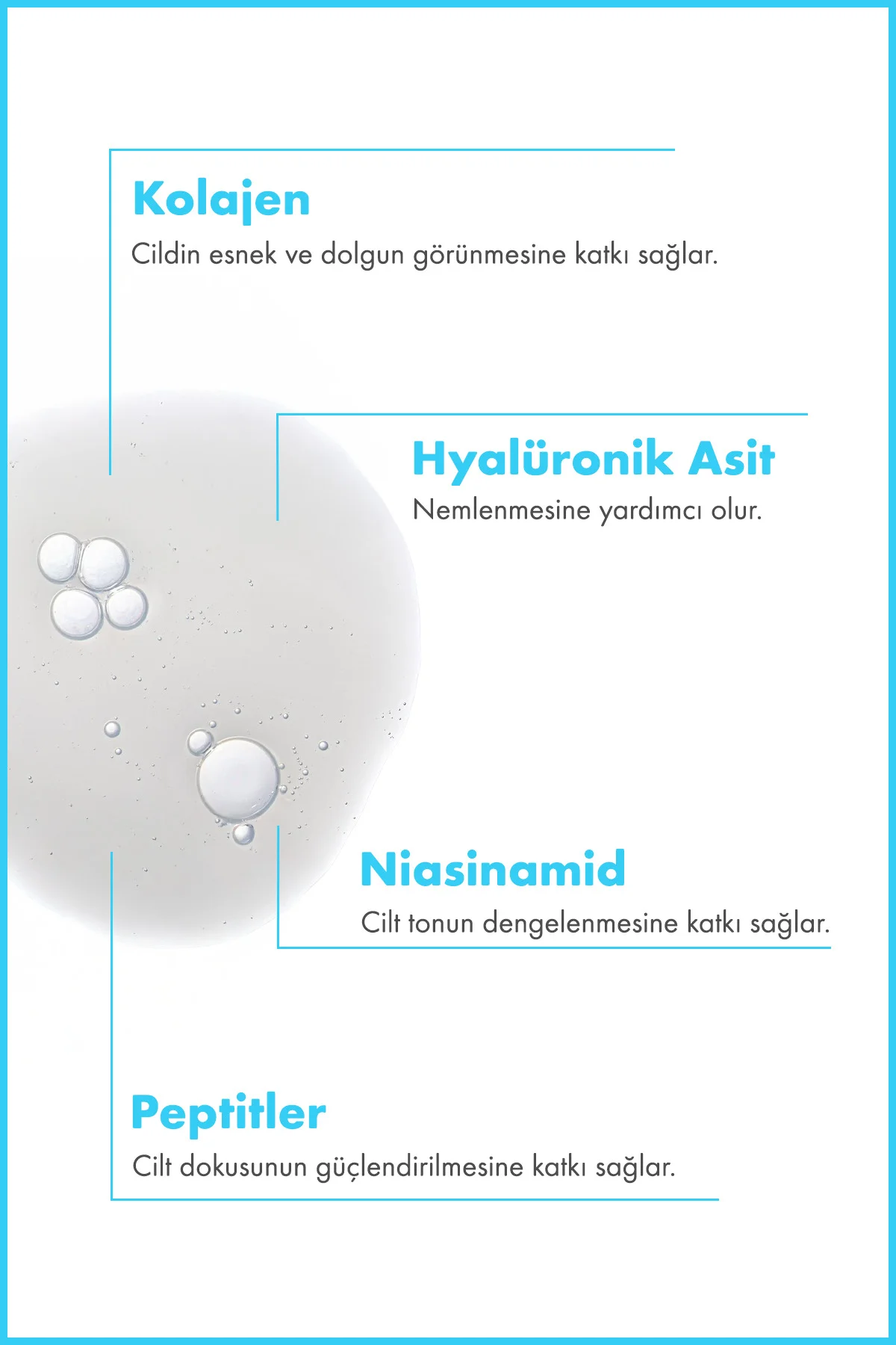 Hyalüronik Asit & Kolajen Cilt Bakım Serumu 30 ML
