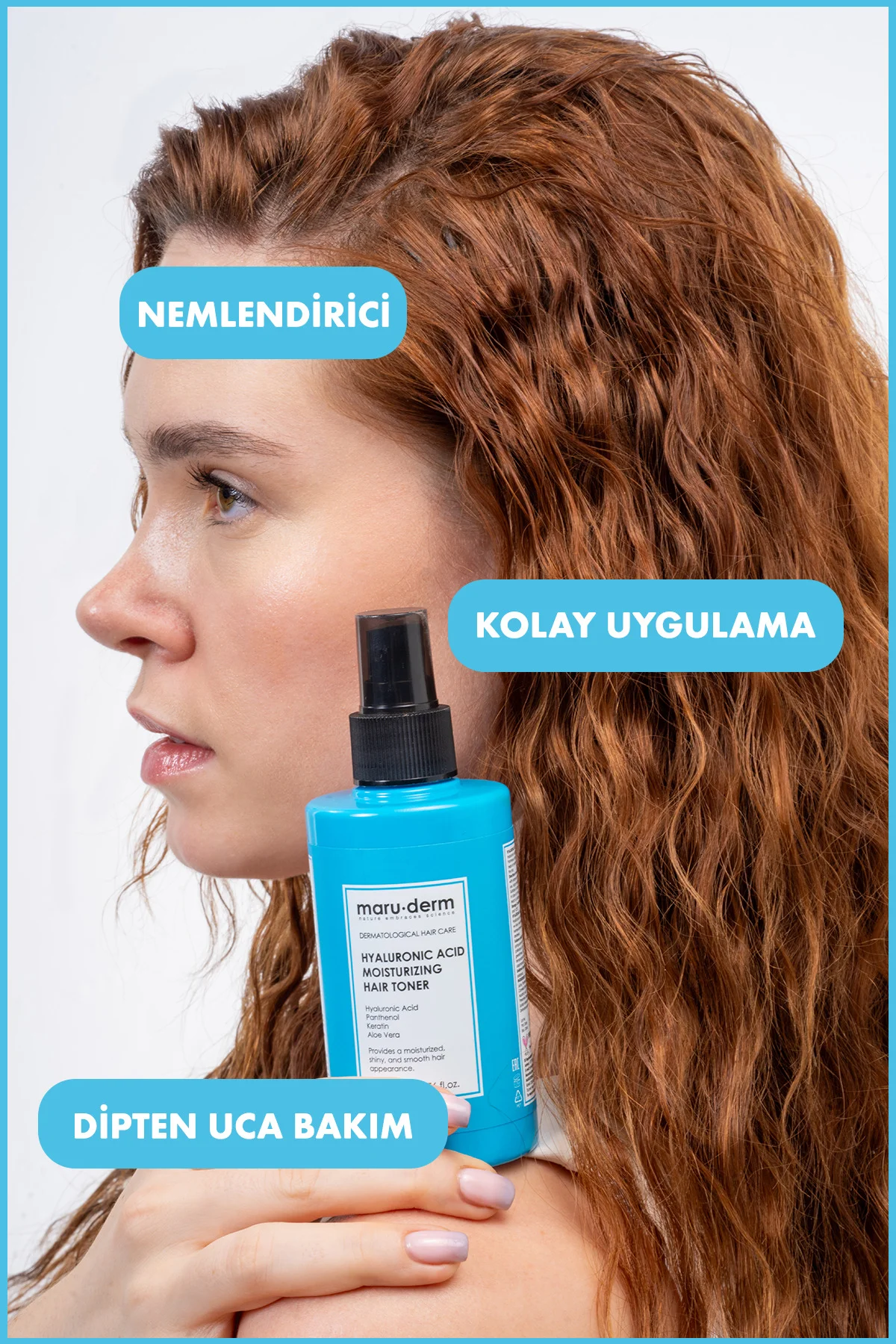 Hyalüronik Asit Nemlendirici Saç Bakım Toniği 200 ML | Tüm Saç Ti