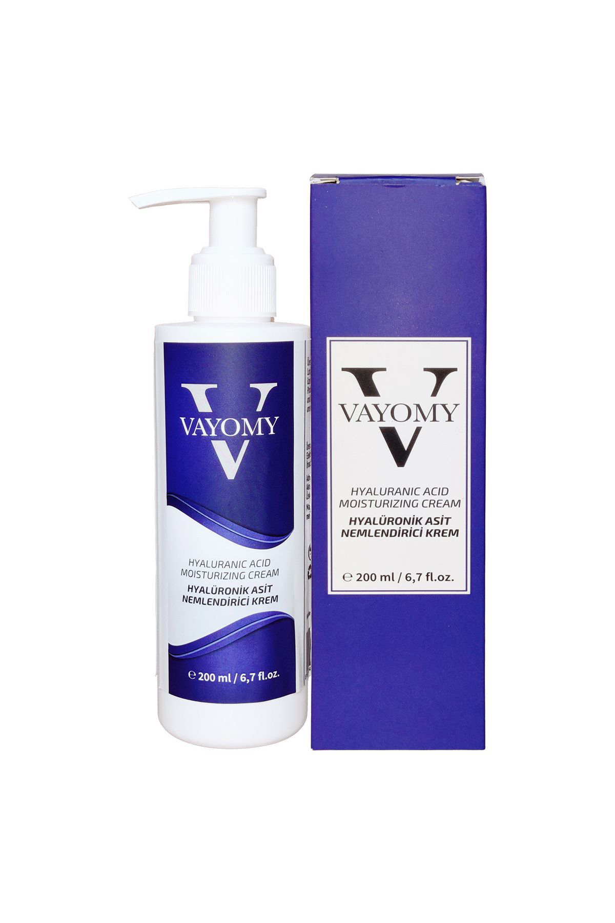 Hyaluronik Asit Nemlendirici Krem Bakım Kremi 200ml