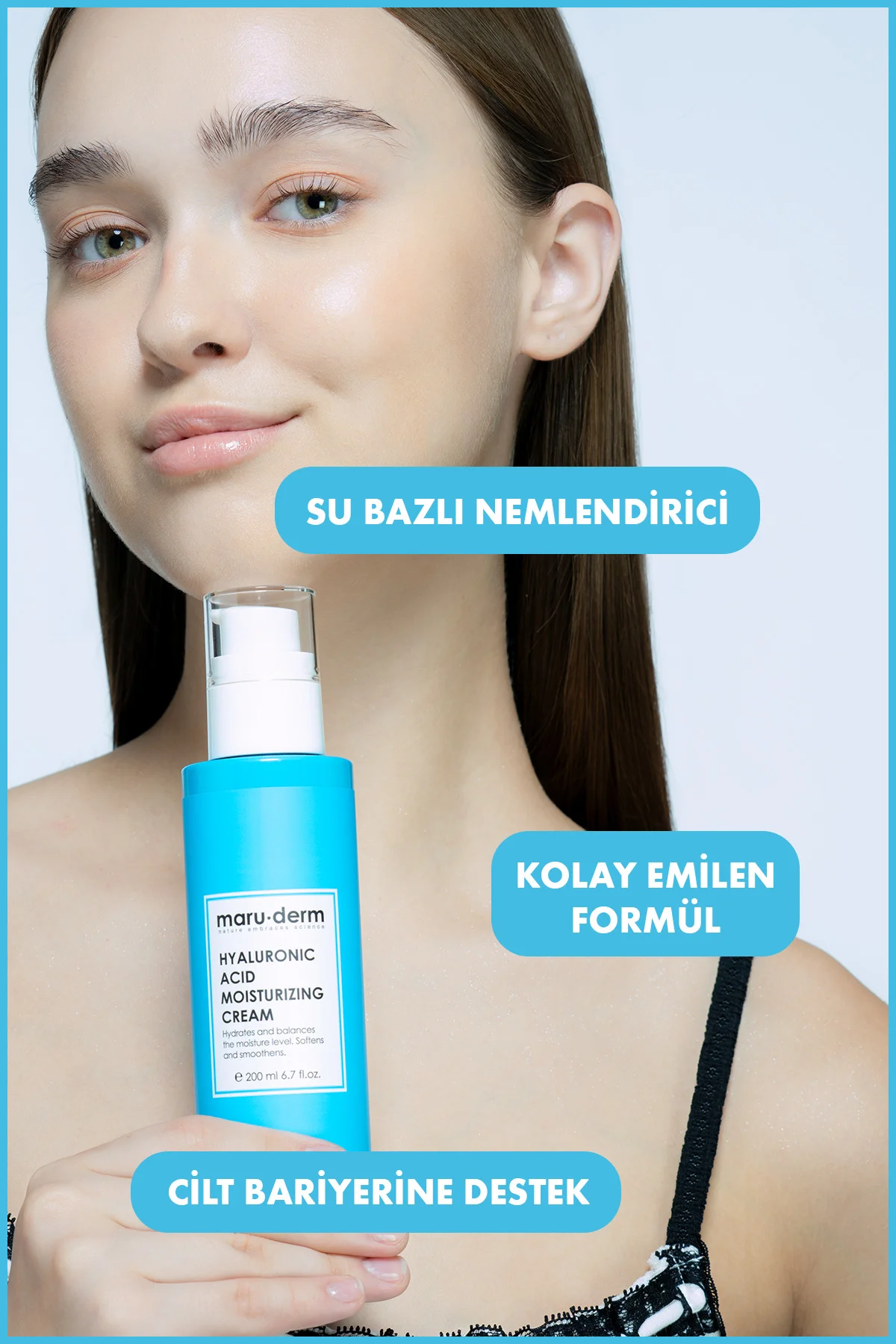 Hyalüronik Asit Nemlendirici Yüz Bakım Kremi 200 ML