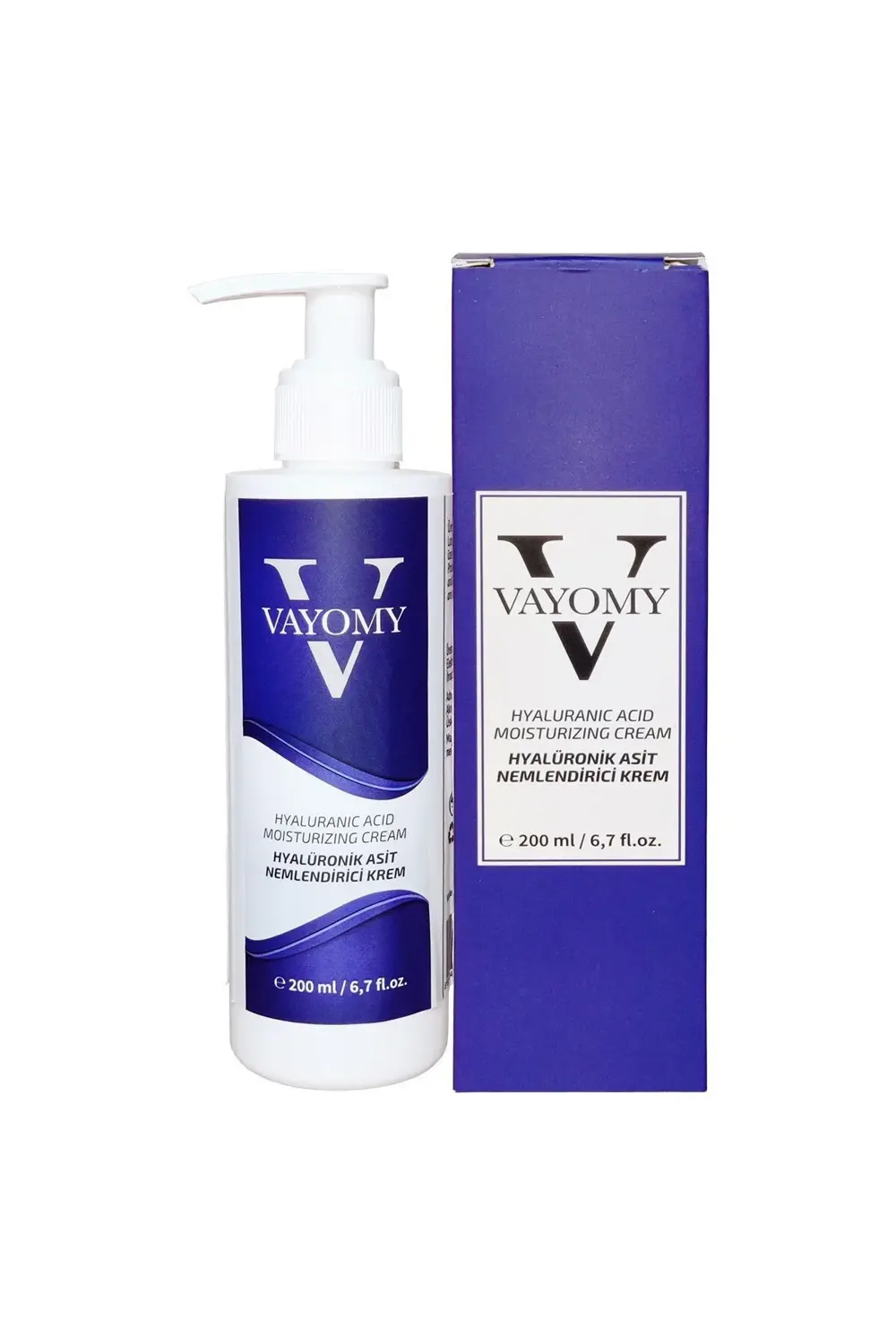 Hyaluronik Asit Nemlendirici Krem Bakım Kremi 200ml