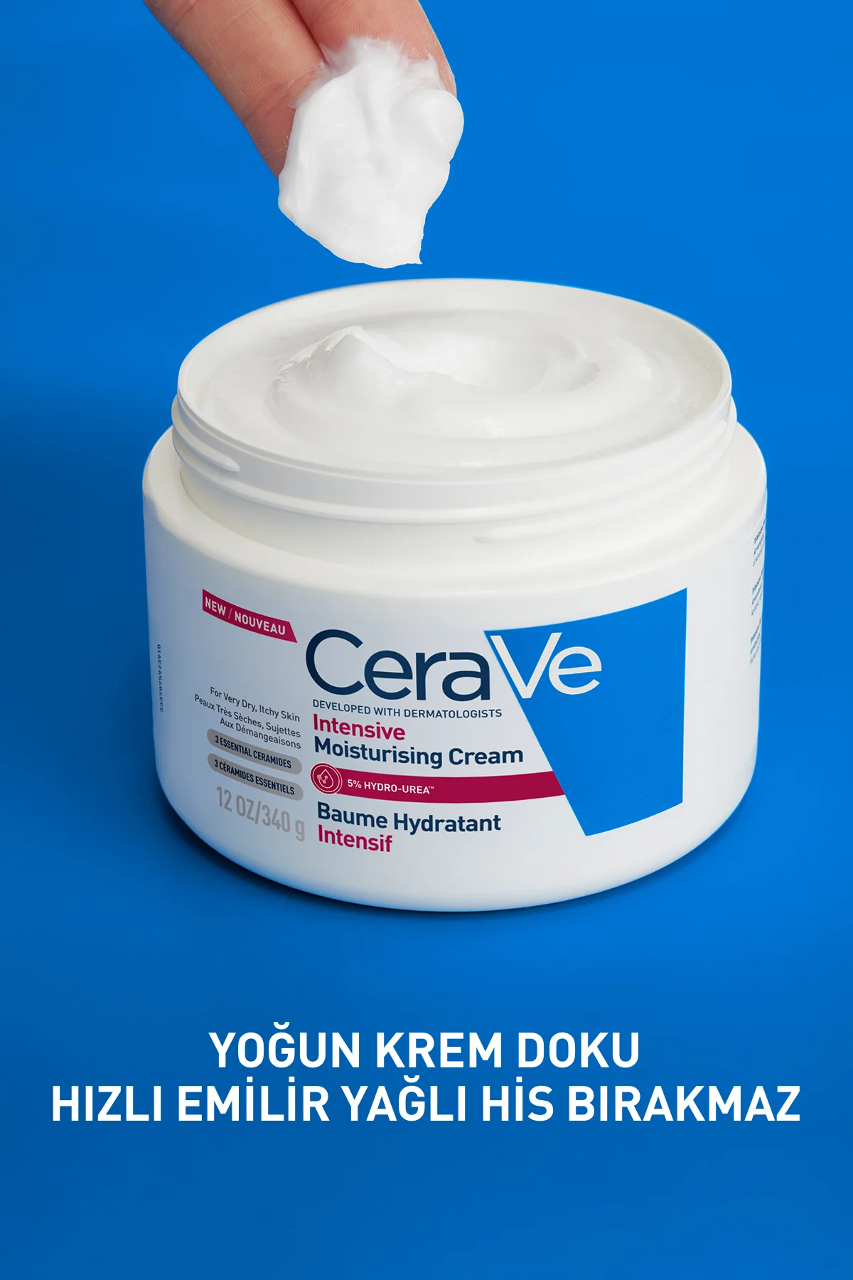 Hyalüronik Asit & Seramid & Hidro-üre İçerikli Kuru Ciltler İçin 