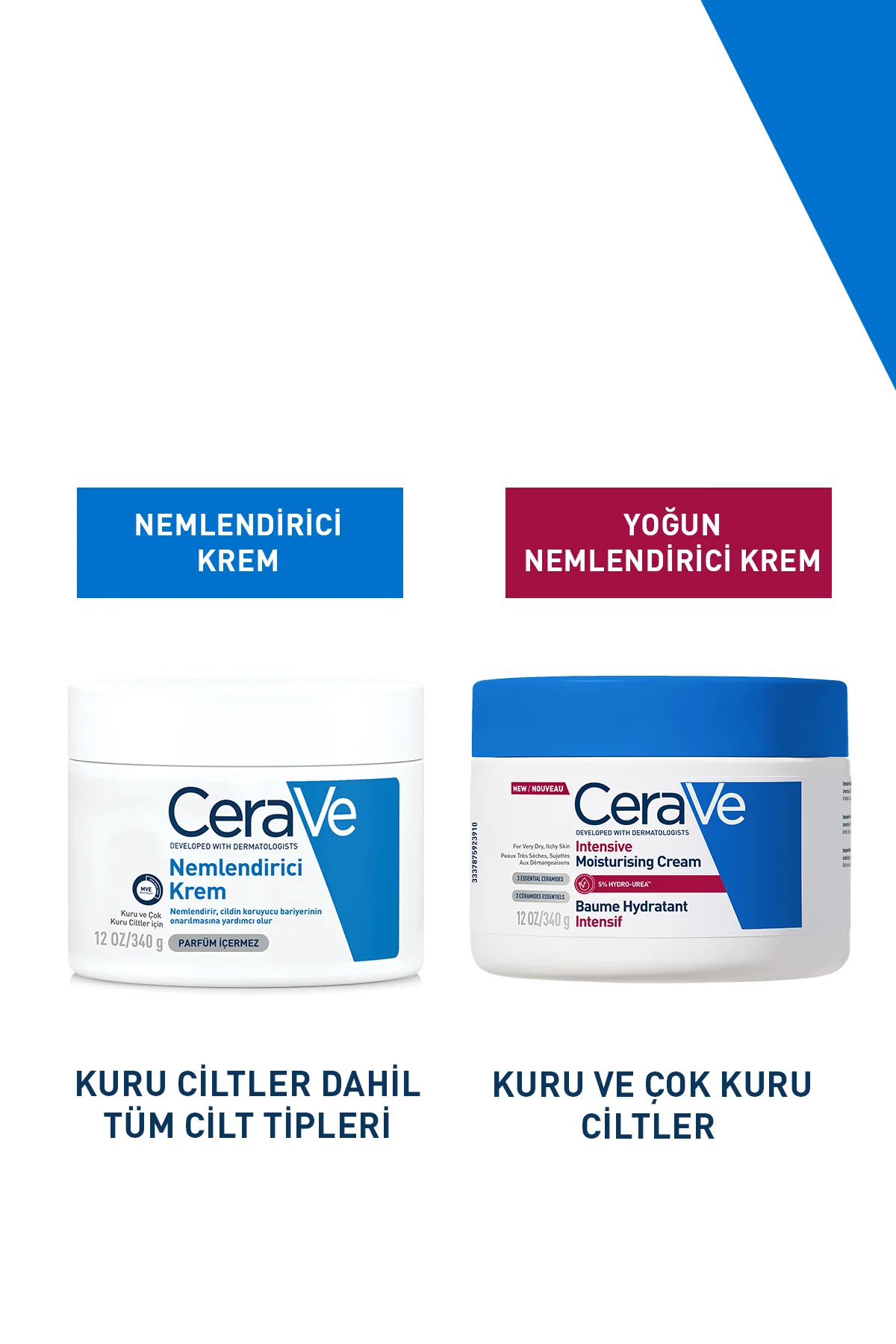 Hyalüronik Asit & Seramid & Hidro-üre İçerikli Kuru Ciltler İçin 