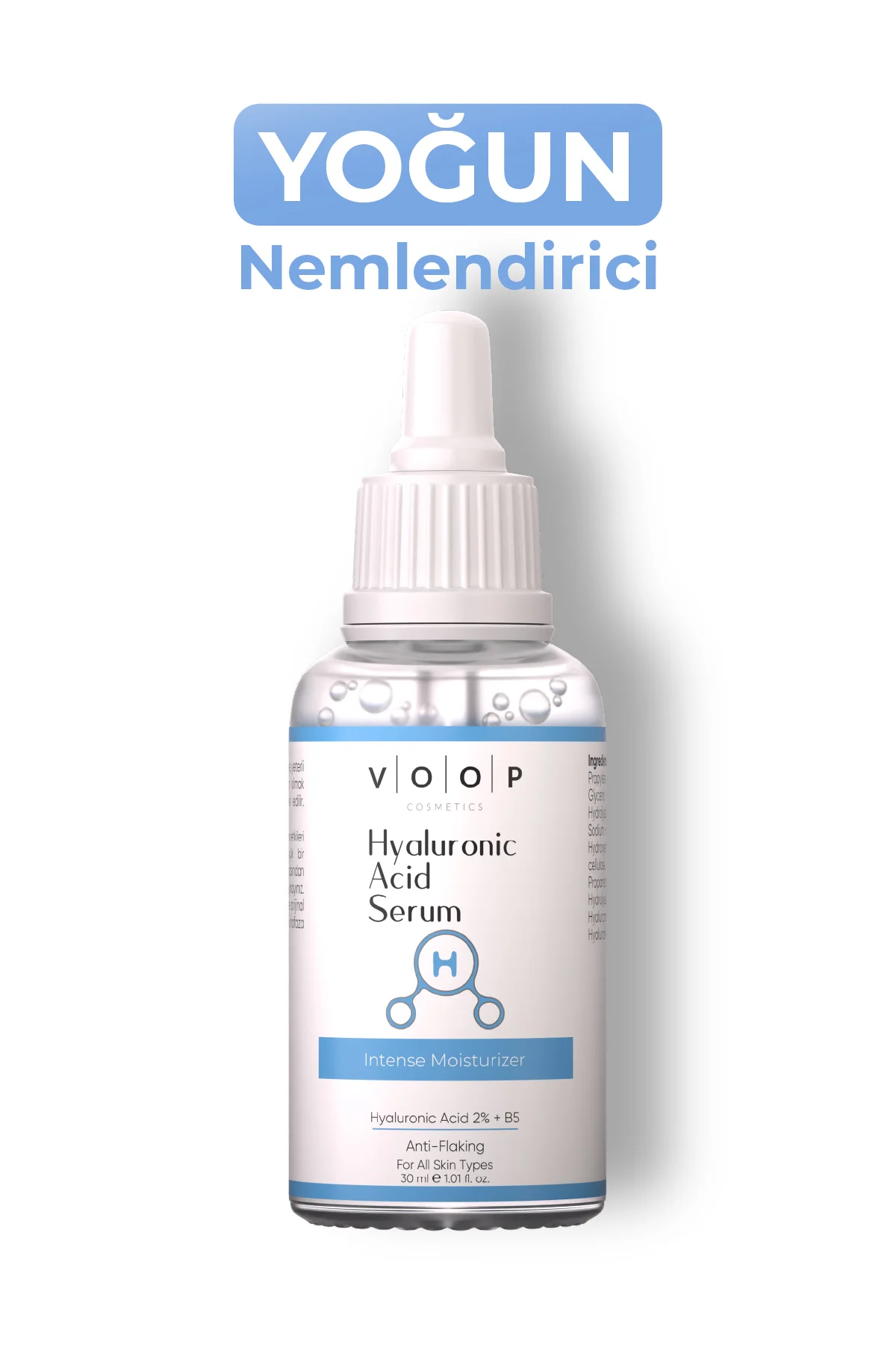 Hyaluronik Asit Serum B5 30 ml | Yoğun Nemlendirici Cilt Bakım Serumu