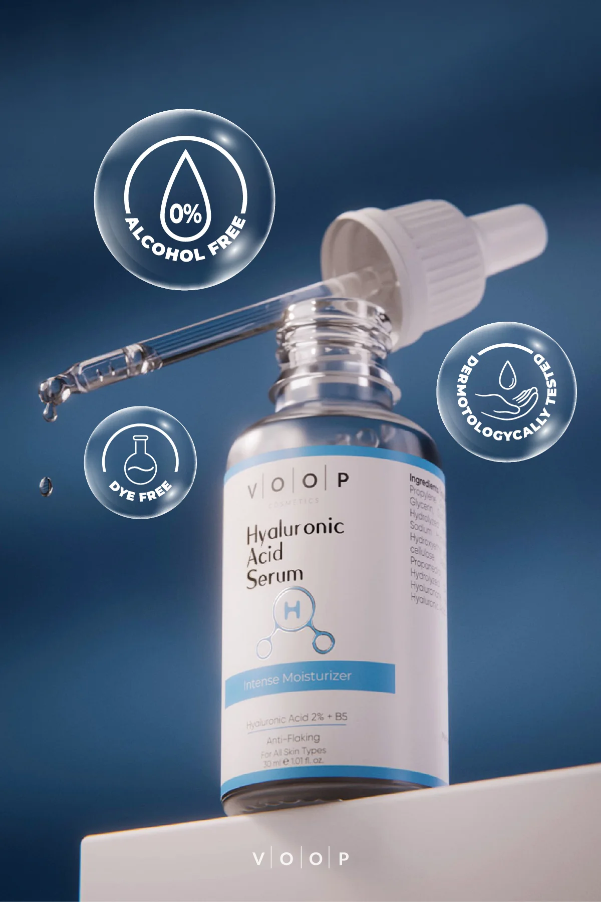 Hyaluronik Asit Serum B5 30 ml | Yoğun Nemlendirici Cilt Bakım Serumu