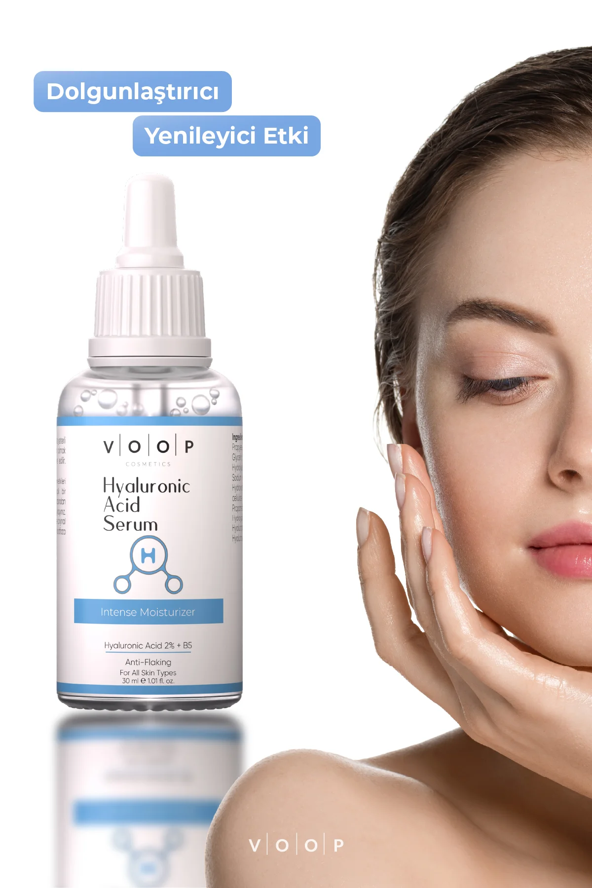 Hyaluronik Asit Serum B5 30 ml | Yoğun Nemlendirici Cilt Bakım Serumu