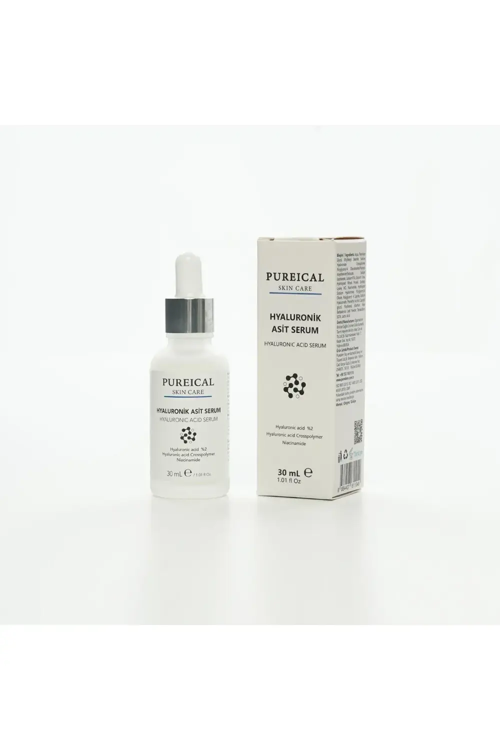 Hyaluronik Asit Serum, niacinamide, hyaluron ,%2 Hyaluronik asit, nemlendirici 30 mL
