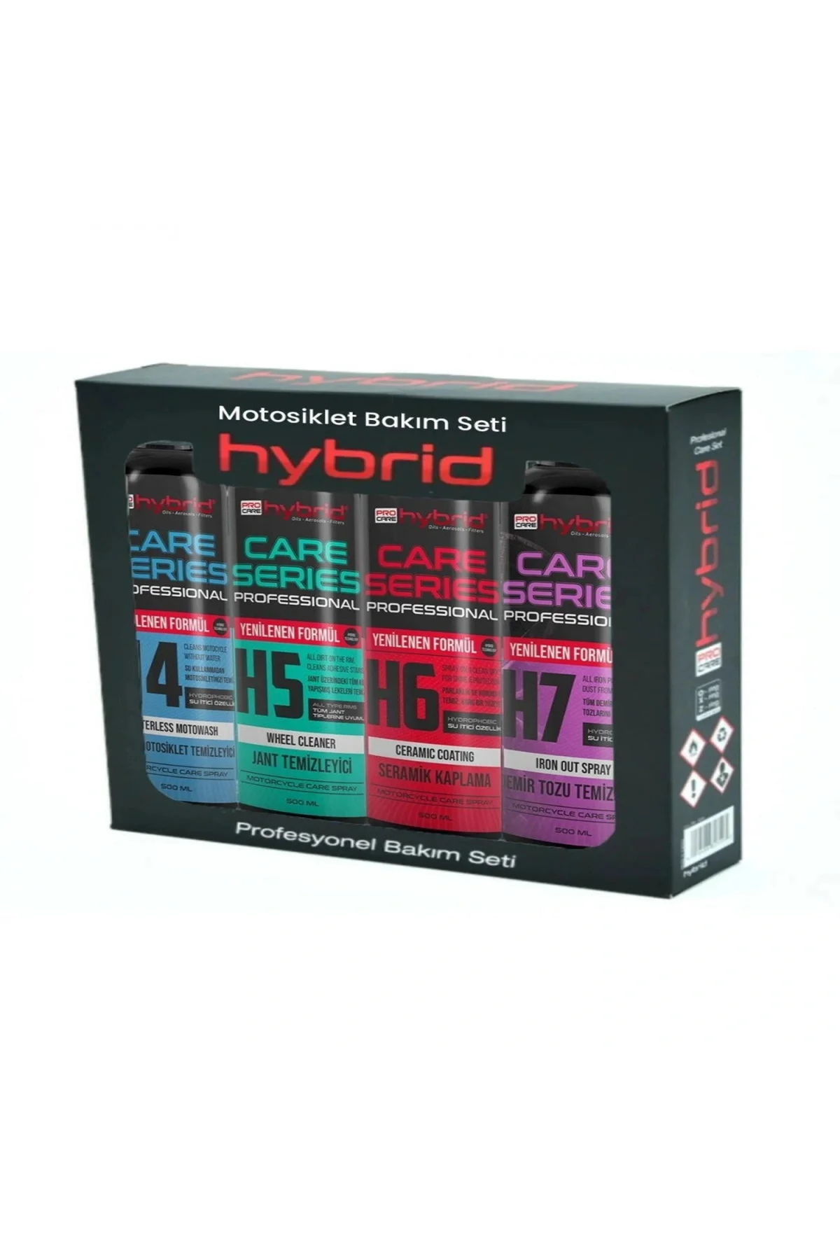 HYBRID PROFESYONEL SERAMİK KAPLAMA MOTOSİKLET TEMİZLİK 4 LÜ HYBRID PROFESYONEL SERAMİK KAPLAMA MOTOSİKLET TEMİZLİK 4 LÜ