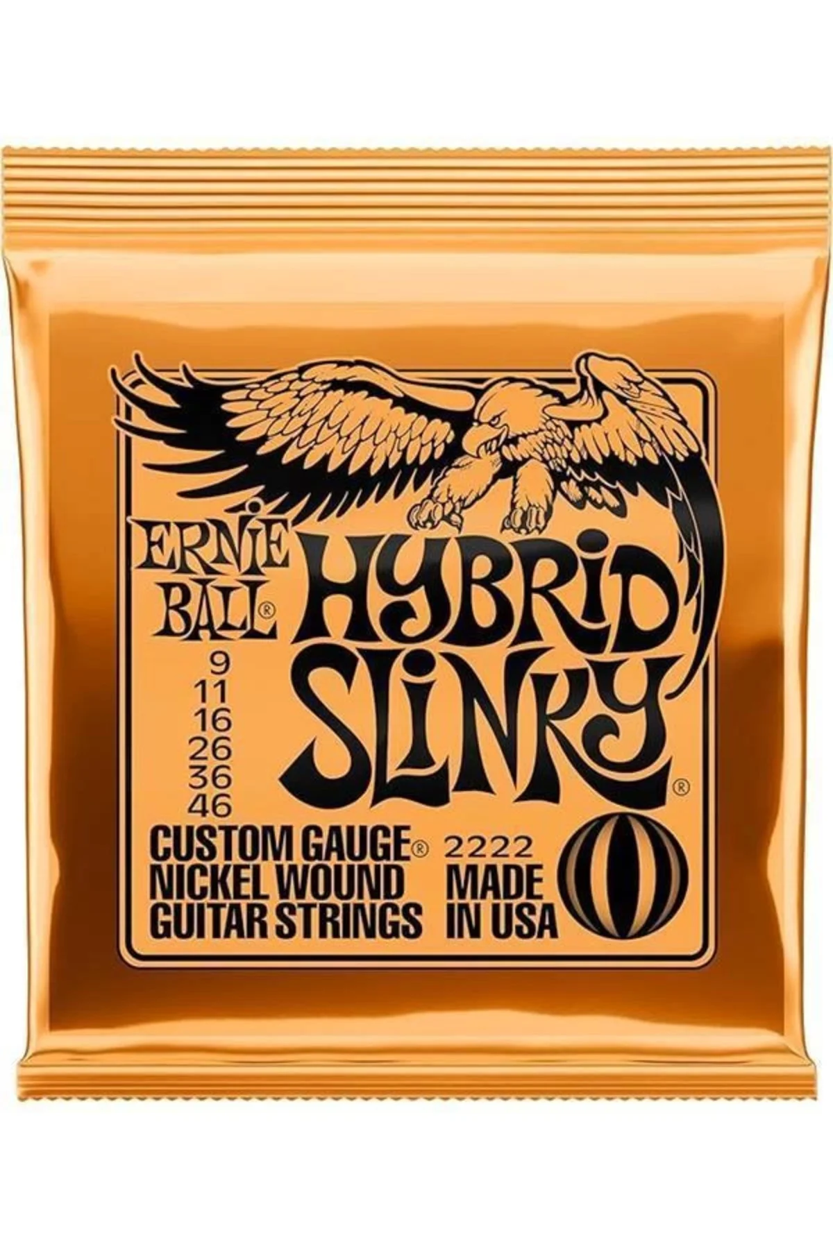 Hybrid Slinky Nickel Wound Electric Guitar Strings - 9-46 Gauge