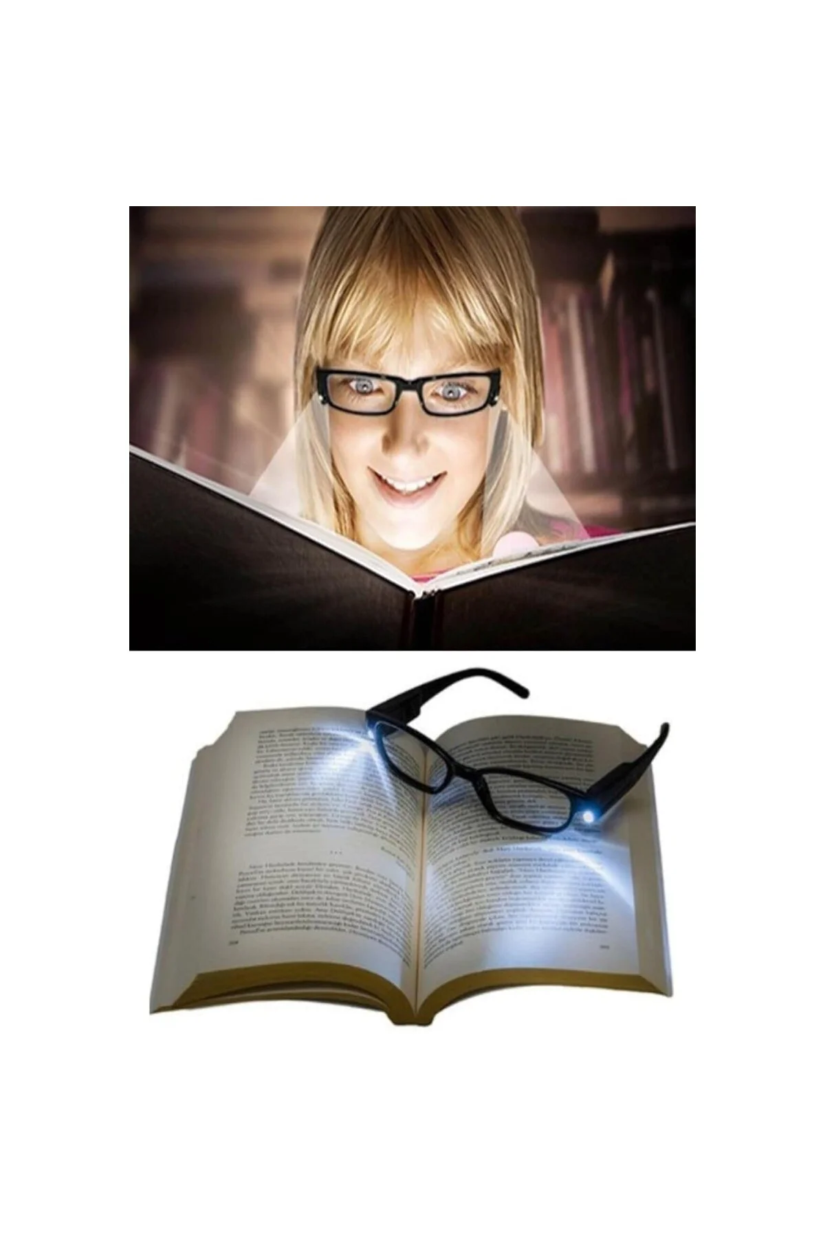Hyd Led Işıklı Kitap Okuma Gözlüğü