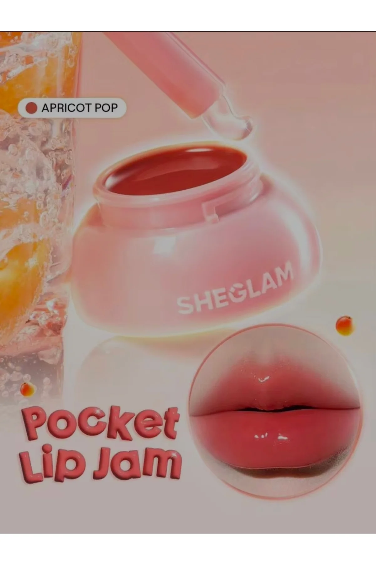 Hydra Jelly Pocket Lip Jam-Apricot Pop Dudak Parlaticisi Ruj