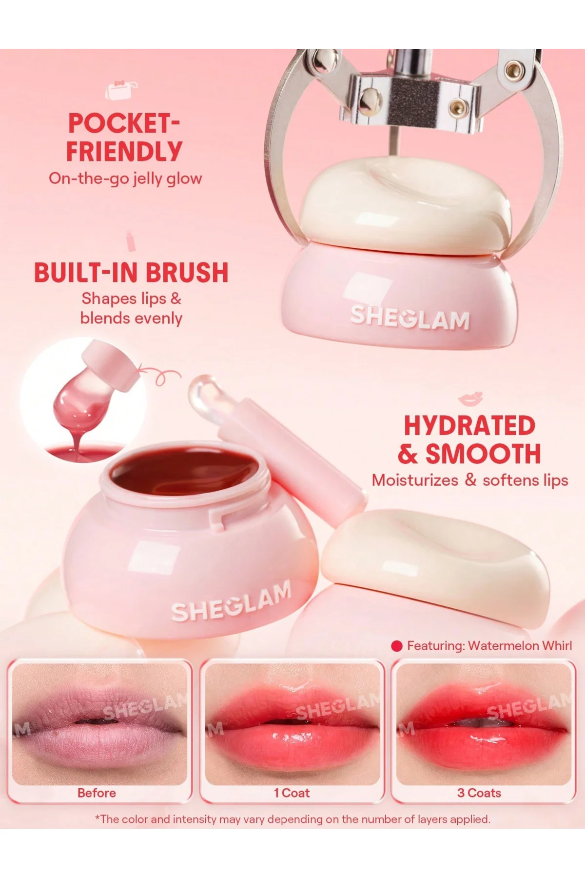 Hydra Jelly Pocket Lip Jam – Guava Glow