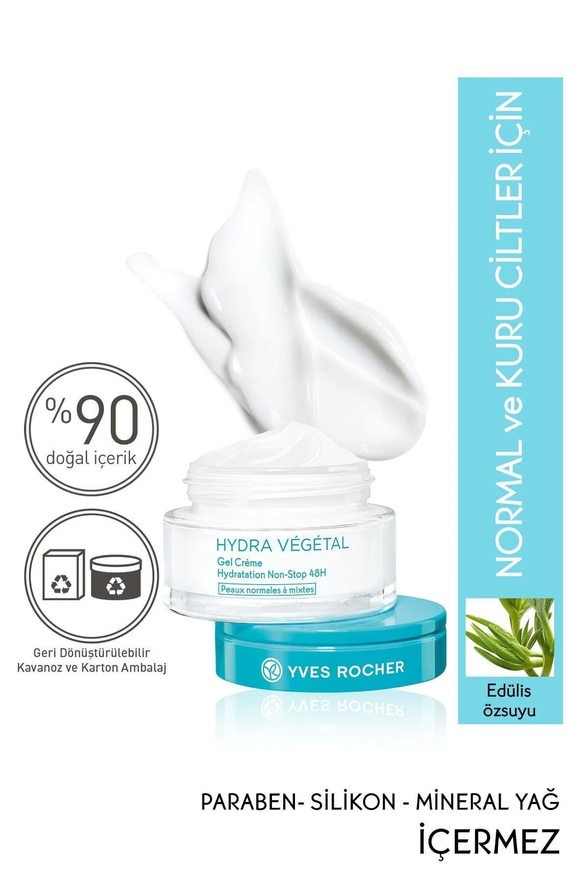 Hydra Vegetal 48 Saat Yoğun Nemlendirici Jel Krem 50 ml – Normal 