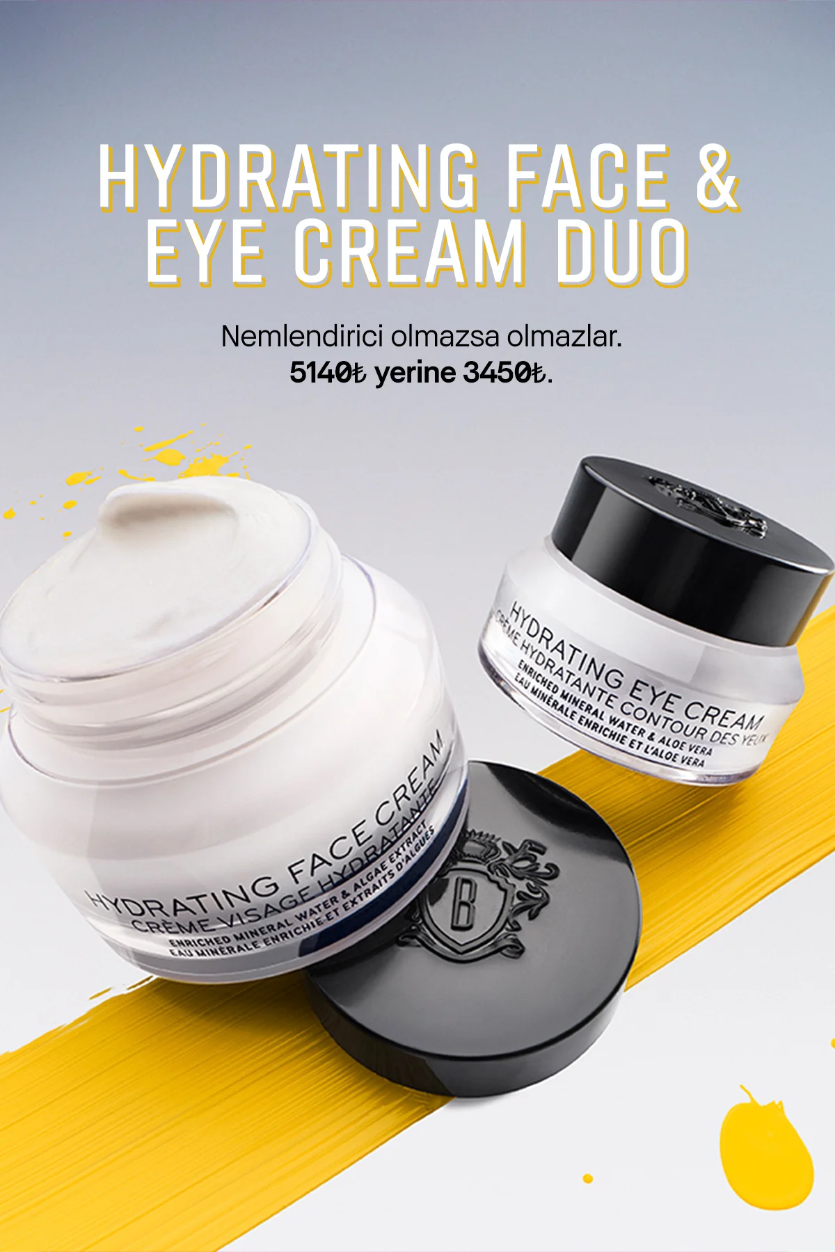 Hydrating Face & Eye Cream Ikili Seti Hydrating Face & Eye Cream Ikili Seti