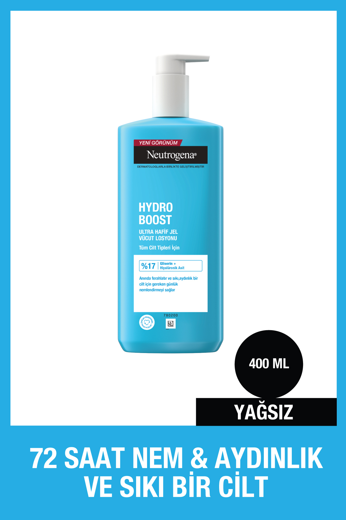Hydro Boost Ultra Hafif Jel Vücut Losyonu 400 ml