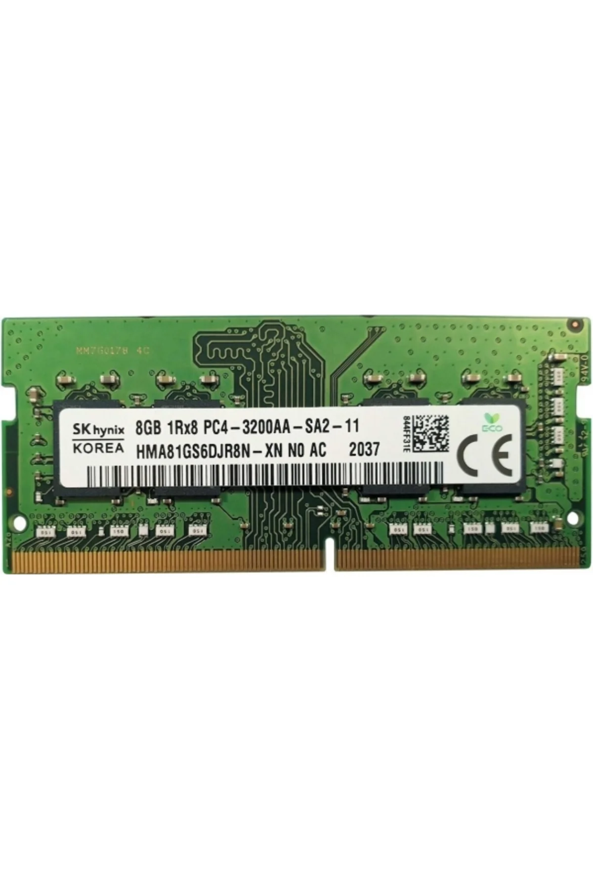 HYNIX 8GB DDR4 3200Mhz CL22 Notebook Ram HMA81GS6DJR8N-XN (Kutusuz) (1.2V) HYNIX 8GB DDR4 3200Mhz CL22 Notebook Ram HMA81GS6DJR8N-XN (Kutusuz) (1.2V)