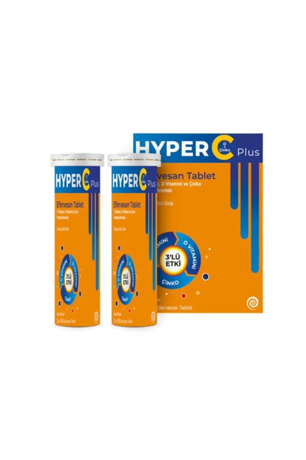Hyper C Plus Takviye Edici Gıda 2x10 Efervesan Tablet Hyper C Plus Takviye Edici Gıda 2x10 Efervesan Tablet