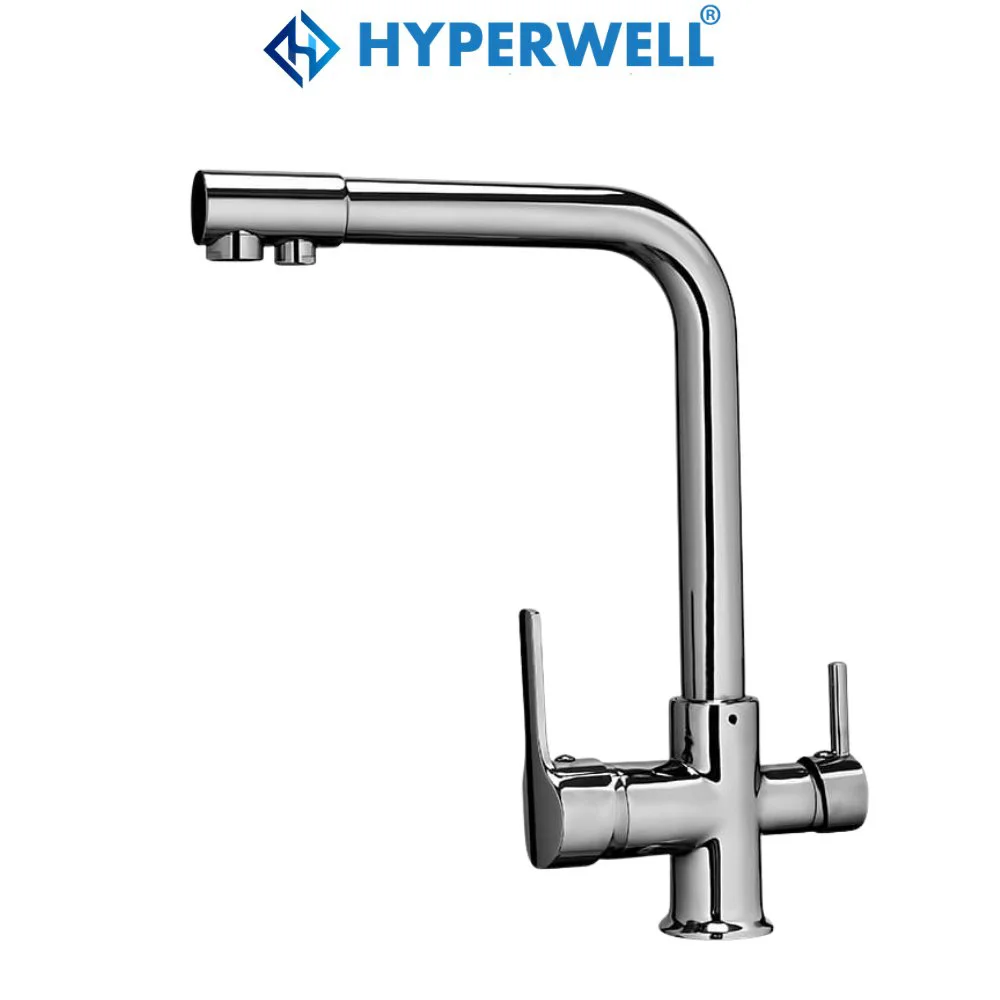 Hyperwell 3 Girişli Mutfak Bataryası - 3 Yollu Musluk 3 Fonksiyon Hyperwell 3 Girişli Mutfak Bataryası - 3 Yollu Musluk 3 Fonksiyon
