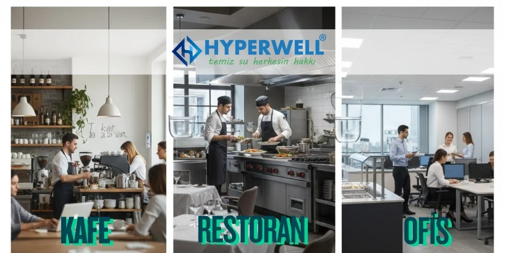 Hyperwell Günde 1 Ton Direkt Akışlı Cafe Restoranlar İçin Su Arıt
