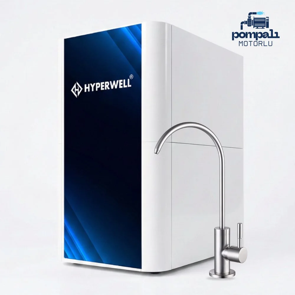 Hyperwell Premium Alkali ve Mineralli POMPALI Su Arıtma Cihazı Hyperwell Premium Alkali ve Mineralli POMPALI Su Arıtma Cihazı