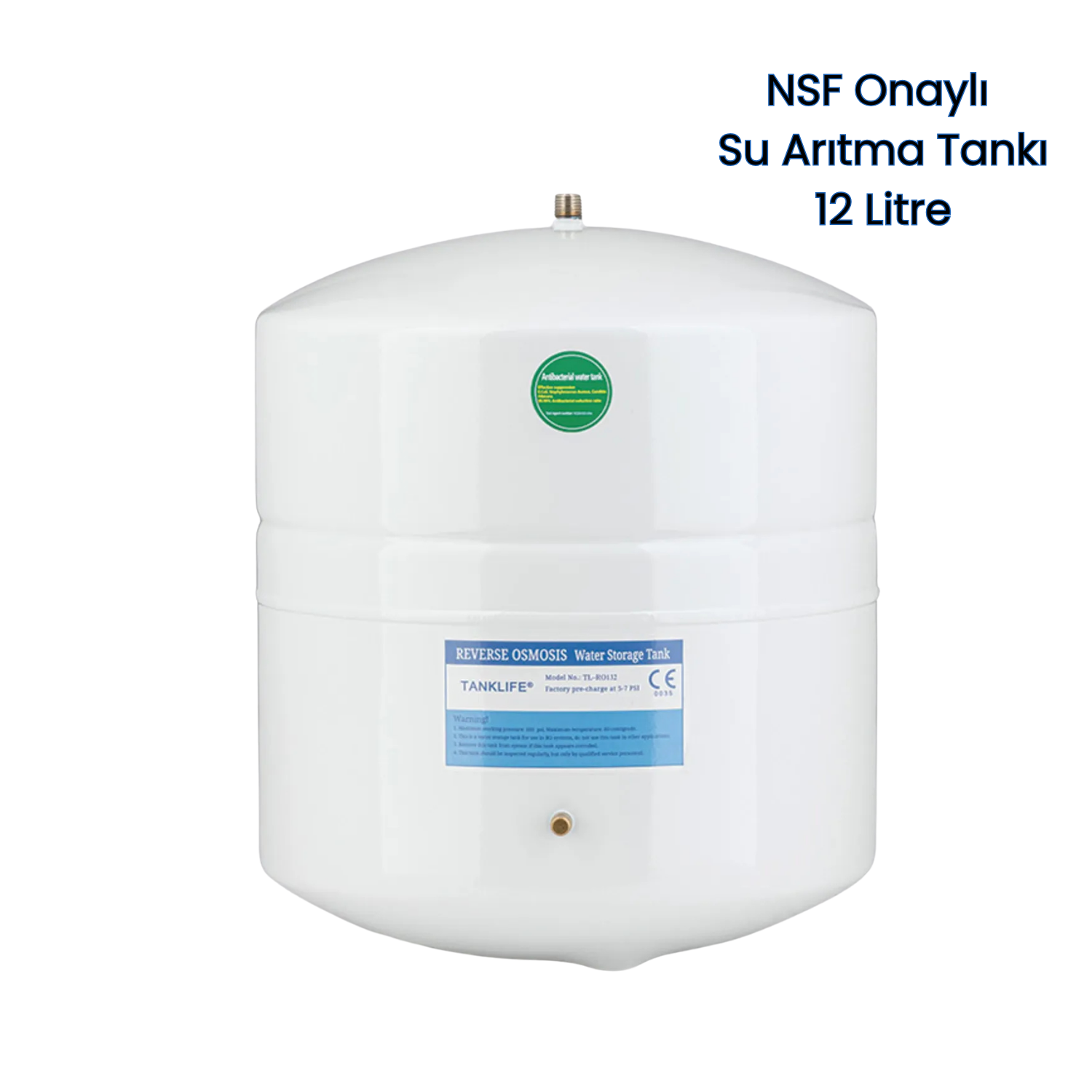 Hyperwell Tanklife 3,2 Galon 12 litre Metal Denge Tankı Hyperwell Tanklife 3,2 Galon 12 litre Metal Denge Tankı