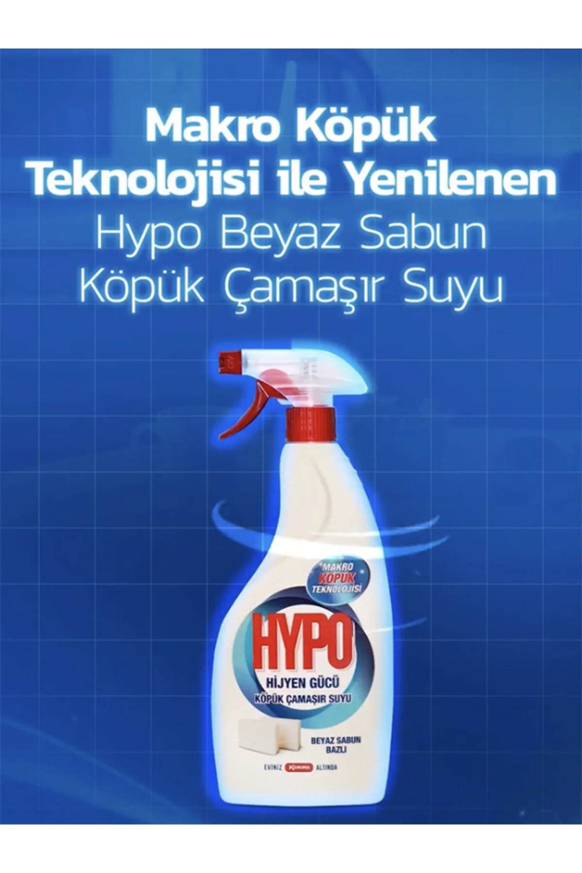 Hypo Hijyen Gücü Köpük Çamaşır Suyu Beyaz Sabun Bazli 750 ml Fiyatı, Yorumları ve Özellikleri