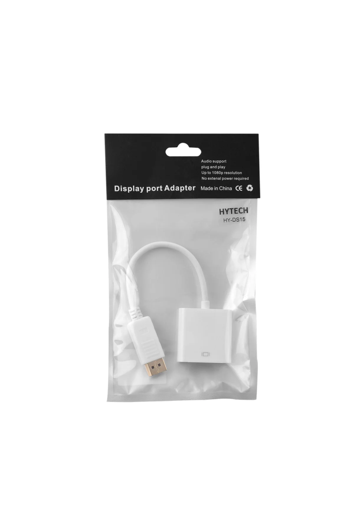 HYTECH HY-DS15, Display Port TO VGA 15cm Çevirici