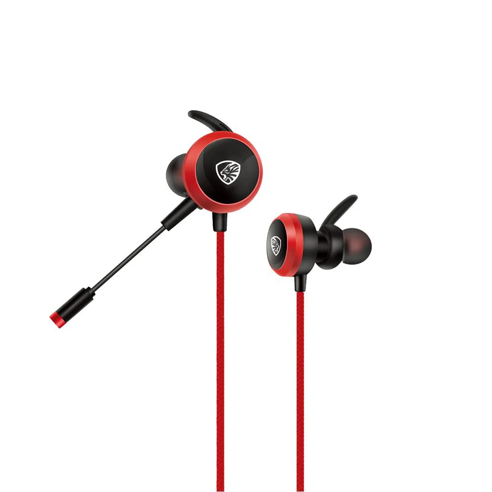 Hytech HY-GK2 3,5 Oyuncu Esnek Mikrofonlu Kırmızı Kulakiçi Kulakl