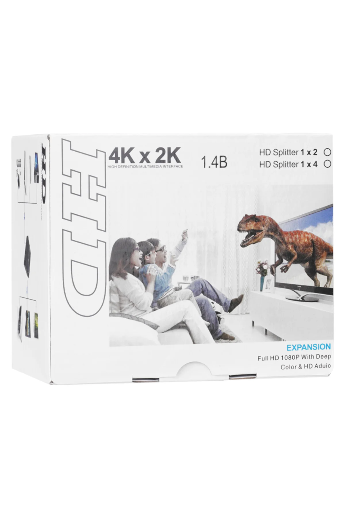 HYTECH HY-LU4, 4xHDMI, 2K-4K, Monitör Çoklayıcı, (1PC-4Monitör)