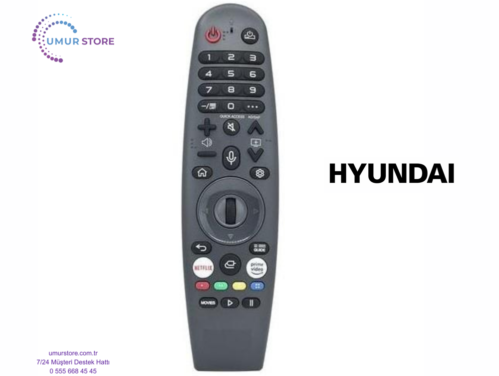 Hyundai 42HYN2102 Webos Smart Televizyon Kumandası-Mikrofonlu Hyundai 42HYN2102 Webos Smart Televizyon Kumandası-Mikrofonlu